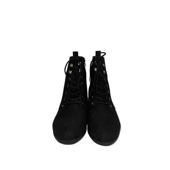 Karen Scott Womens Clarissae Black Ankle Combat & Lace-up Boots, Size 9M - Picture 2 of 4